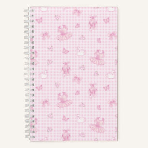 Pink Ballet Coquette Notebook