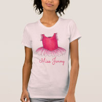 Pink Ballet Dance Teacher Tutu Ballerina