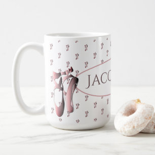 Pink Ballet Shoe Repeat  Coffee Mug