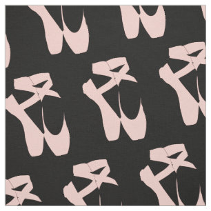 Pink ballet shoes ballet dancer fabric