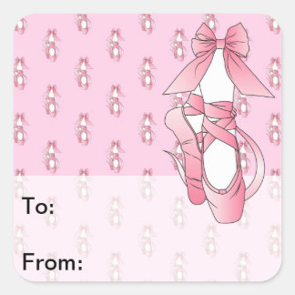 Pink Ballet Shoes Gift Tags