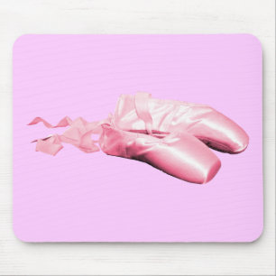 Pink Ballet Shoes Mouse Mat