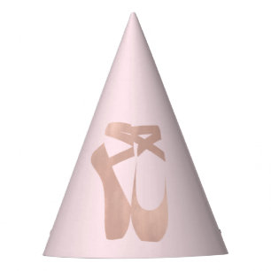 Pink Ballet Slippers Ballerina Rose Gold Party Party Hat