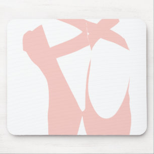 Pink Ballet Slippers Mouse Mat