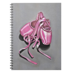Pink Ballet Slippers Notebook