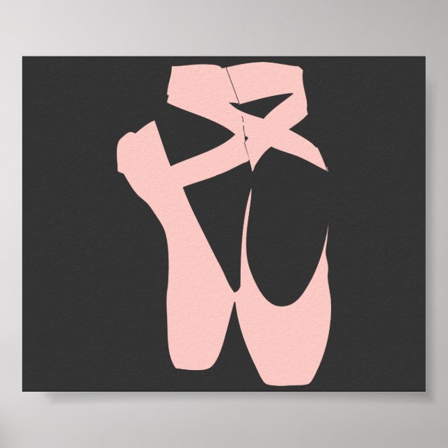 Pink Ballet Slippers Poster (Front)