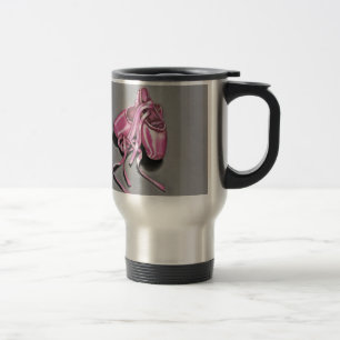 Pink Ballet Slippers Travel Mug