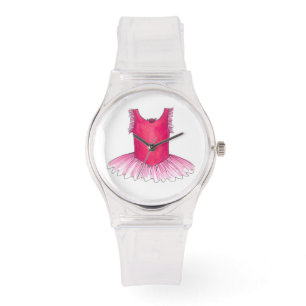 Pink Ballet Tutu Ballerina Dancer Dance Watch