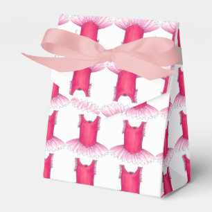 Pink Ballet Tutu Costume Ballerina Dance Teacher Favour Box