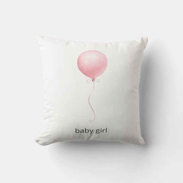 Pink Balloon Cushion (Front)