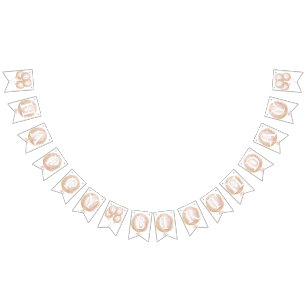 Pink Balloon & stars 1st Happy Birthday Banner