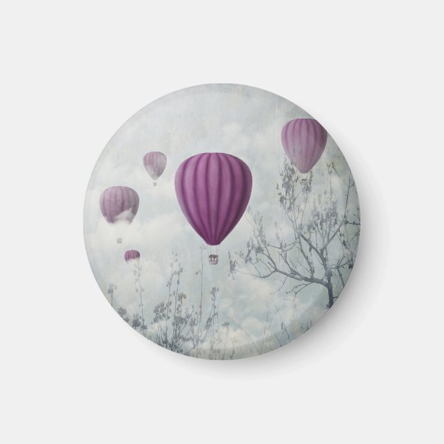 Pink Balloons Magnet (Front)