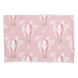 Pink Balloons Pattern Pillowcase