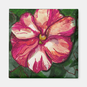 Pink Balsam Flower Magnet