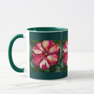 Pink Balsam Flower Mug
