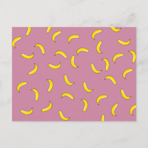 Pink Bananas Postcard