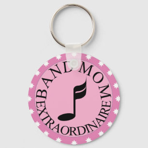 Pink Band Mum Key Ring