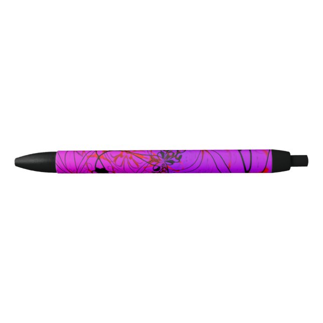 Pink Bandit Black Ink Pen (Front)