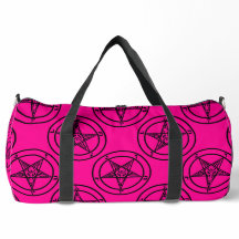 pink baphomet pentagram halloween