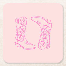 Pink Barbie Boots Cowgirl Bachelorette