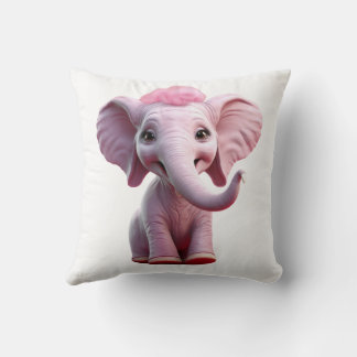 Pink Barbie Elephant  Cushion