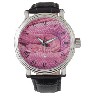 Pink Basilisk Rattlesnake Watch