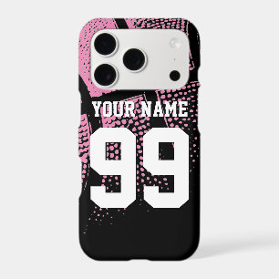 Pink basketball custom jersey number Android phone