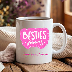 Pink basties forever best sister-in-law ever  coffee mug