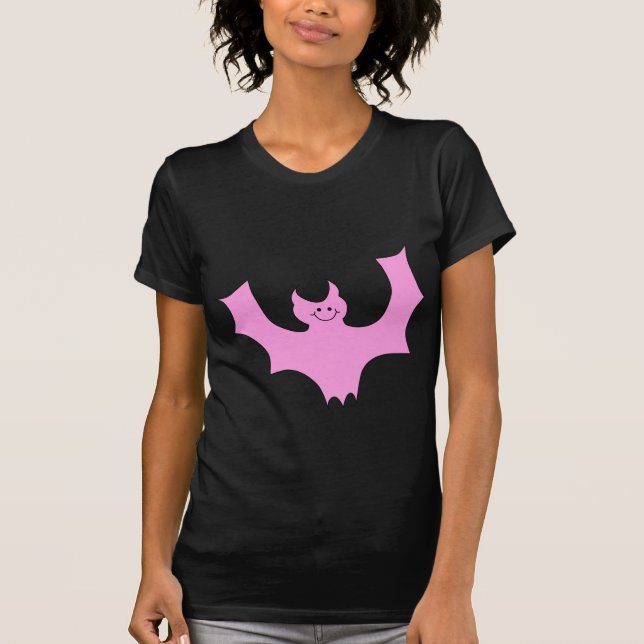 Pink Bat. T-Shirt (Front)