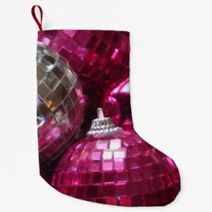 Pink Baubles stocking