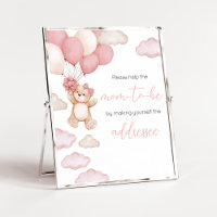 Pink Bear Balloon Bearly Wait Envelope Station