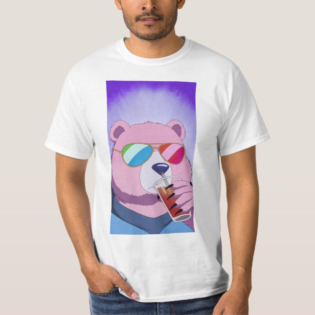 Pink Bear T-Shirt (Front)