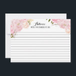 Pink Beautiful Floral Advice Cards<br><div class="desc">Pink Beautiful Floral Advice Cards</div>
