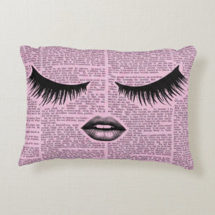 Pink Beauty Accent Pillow Feminine Aesthetic