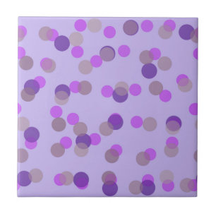 pink, beige and purple dots tile
