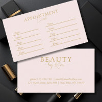 Pink & Beige-Gold, Minimal Elegant, Salon