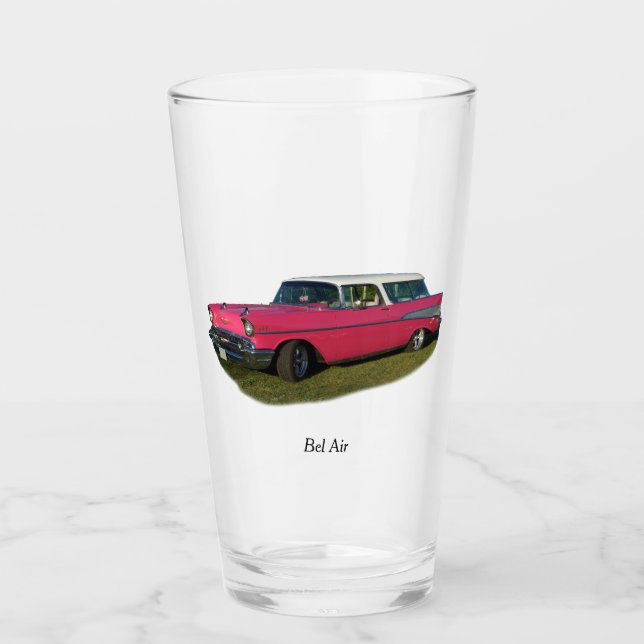 Pink Bel Air glass (Front)