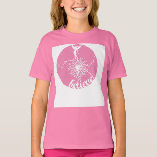 pink believe fairy t-shirt