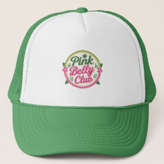 Pink Belly Club Logo Baseball Trucker Cap Hat