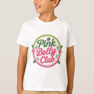 Pink Belly Club Logo Kid's T-Shirt