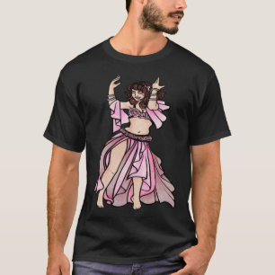 Pink Belly Dancer belly dancing T-Shirt