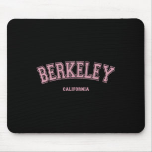 Pink Berkeley California Ca Varsity Style On Berke Mouse Mat
