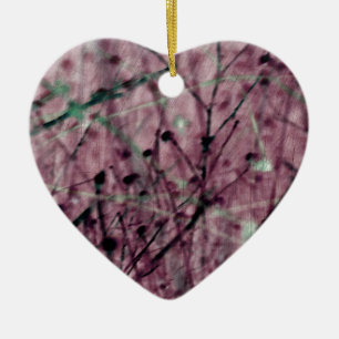 Pink Berry Field Ceramic Tree Decoration