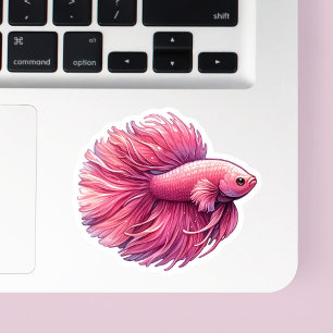 Pink Betta Fish