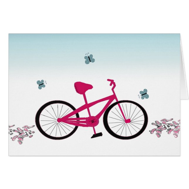 Pink Bicycle (Front Horizontal)