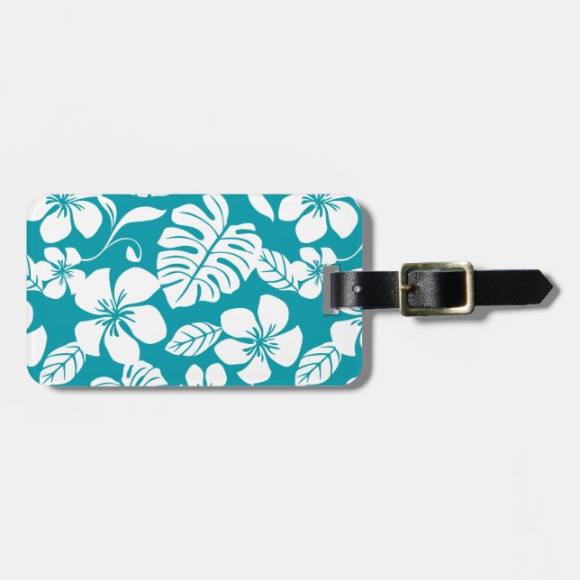 PINK BIKINI (AQUAMARINE)  LUGGAGE TAG (Front Horizontal)