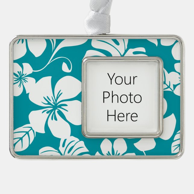 PINK BIKINI (AQUAMARINE)  SILVER PLATED FRAMED ORNAMENT (Front)