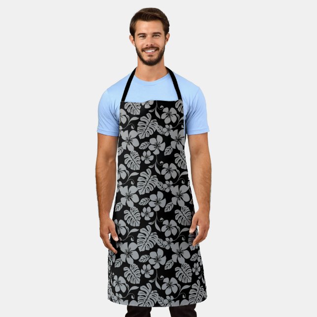 PINK BIKINI (BLACK/GRAY) APRON (Worn)