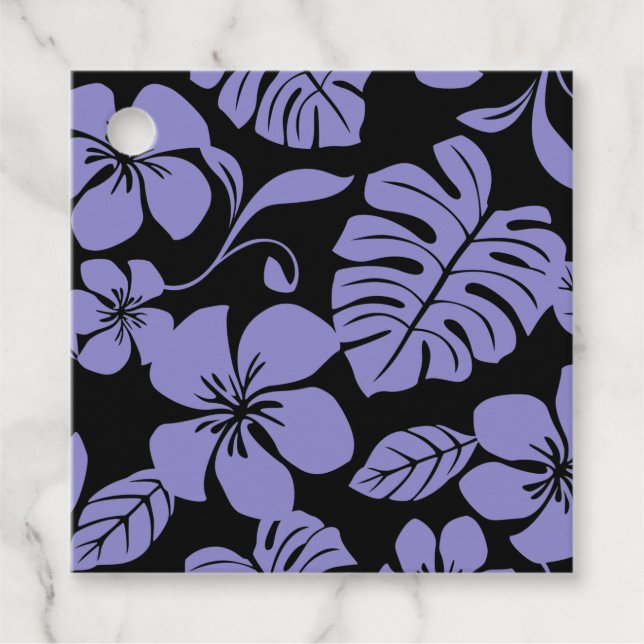 PINK BIKINI (BLACK//LAVENDER) FAVOUR TAGS (Front)