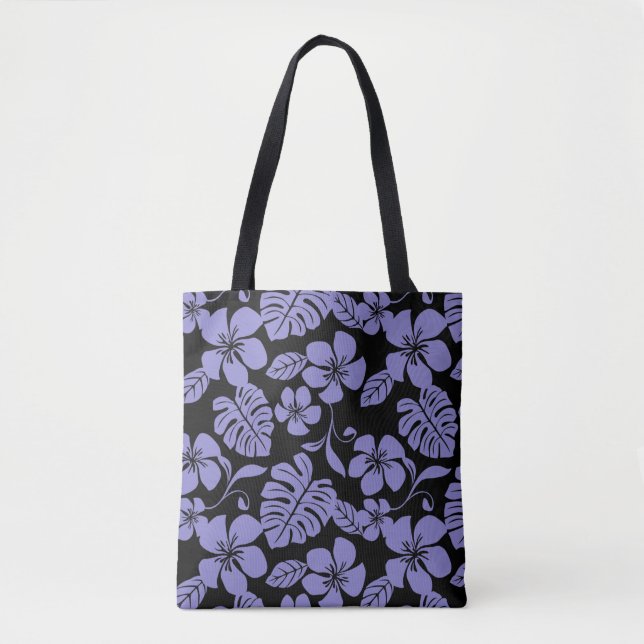 PINK BIKINI (BLACK//LAVENDER) TOTE BAG (Front)